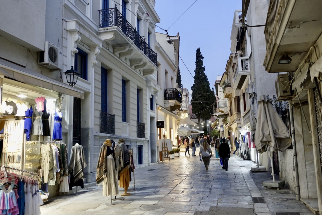 Plaka neighborhood Athens/Greece