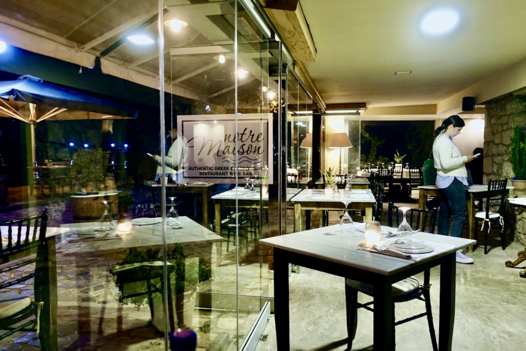 Restaurant Notre Maison Gialova, Peloponnes/Greece - best restaurants Peloponnese Arcadia